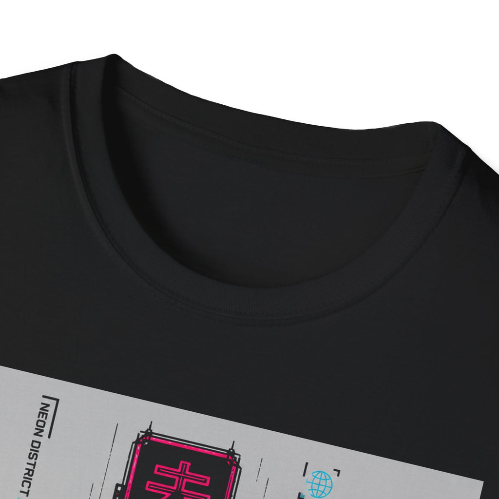 Cyber-samurai in neon district 09 T-Shirt