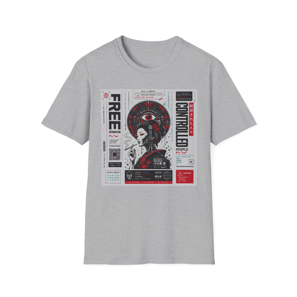 Data freedom and surveillance control T-Shirt