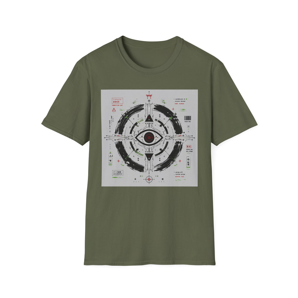 Techno occult eye emblem T-Shirt