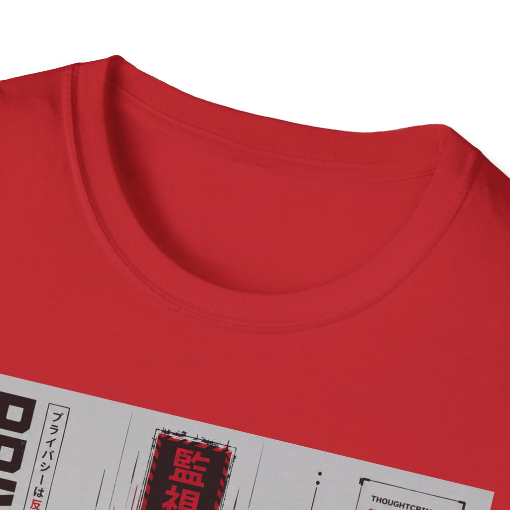Surveillance society: Anonymous rebellion poster T-Shirt