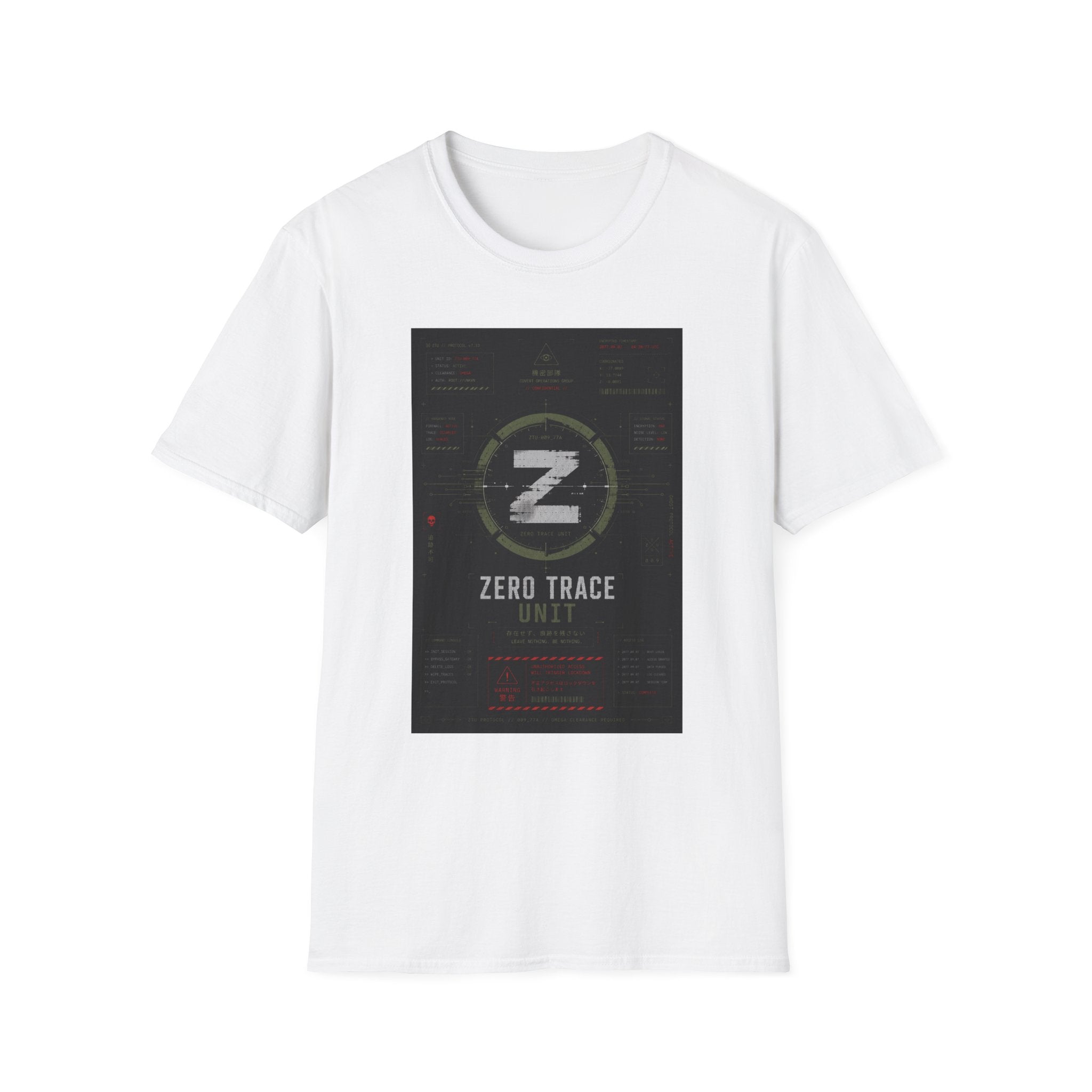 Zero trace protocol dashboard T-Shirt