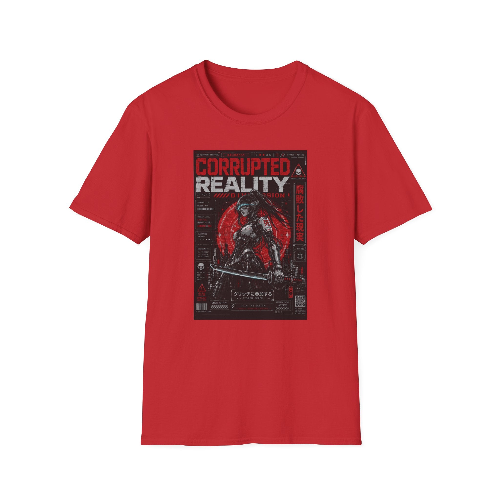 Corrupted reality: rebellion unit dossier T-Shirt