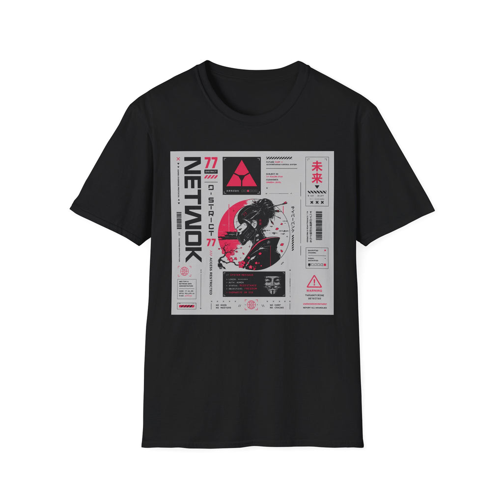 Neo Tokyo cyberpunk district T-Shirt