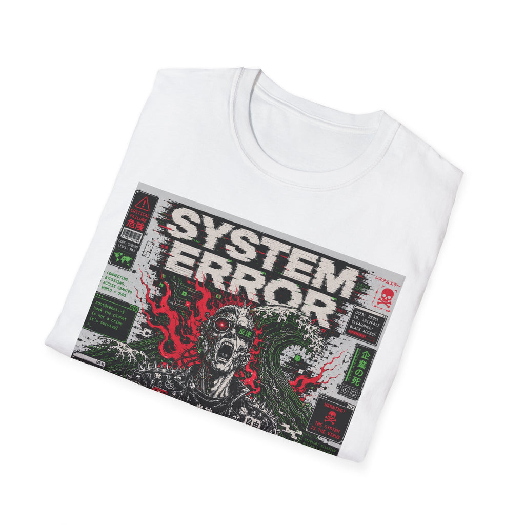 Digital rebellion in a glitch world T-Shirt