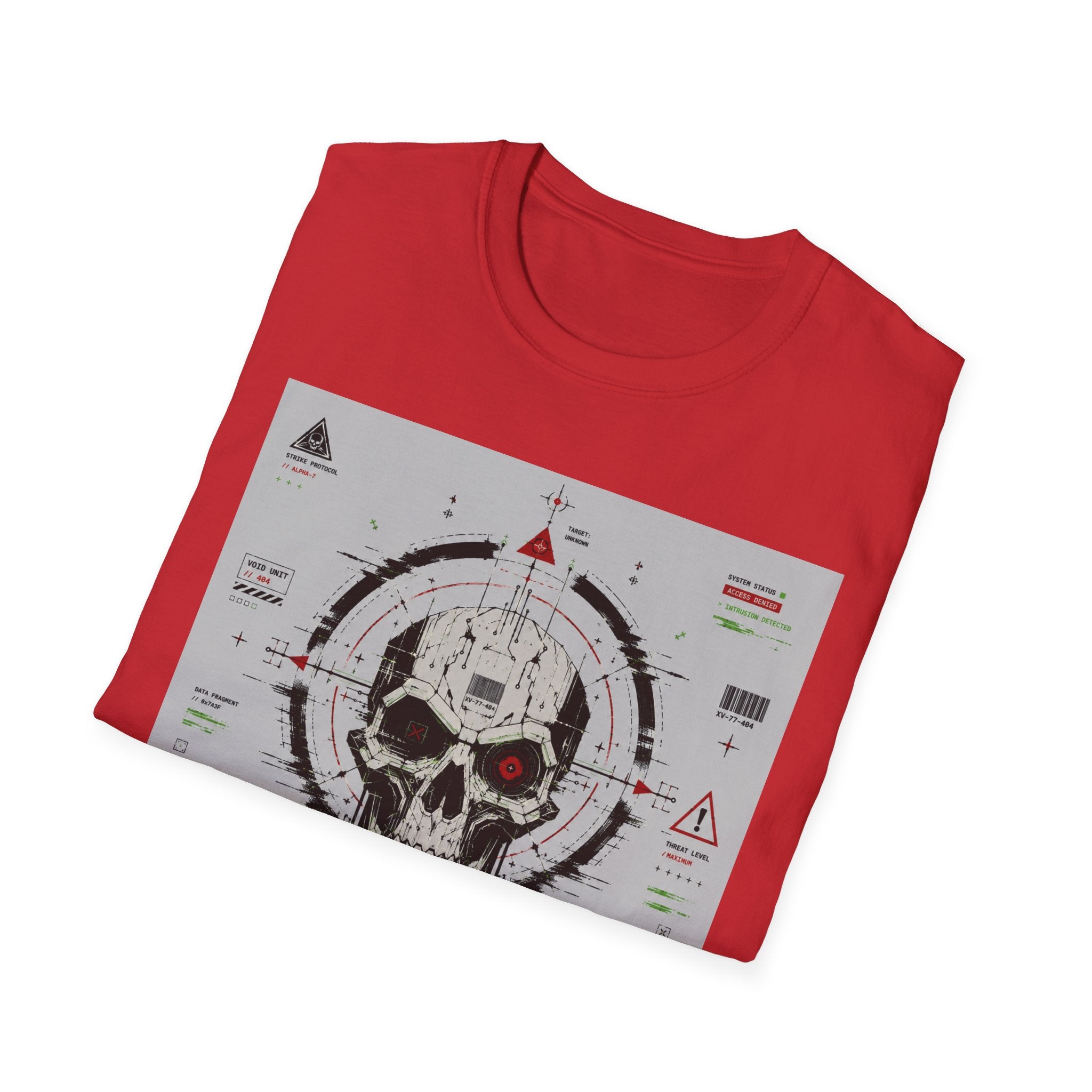 Mechanical skull with targeting interface T-Shirt