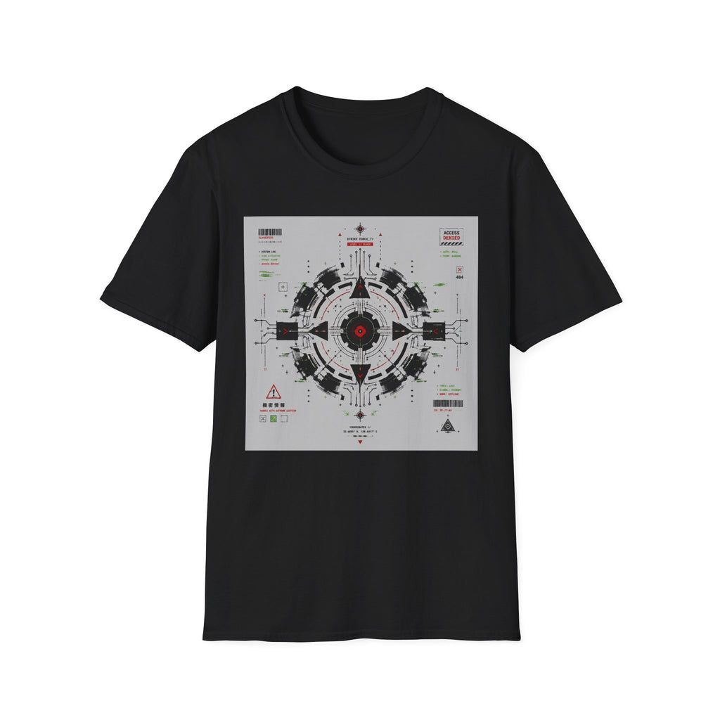 Strike force HUD with glitch effects T-Shirt