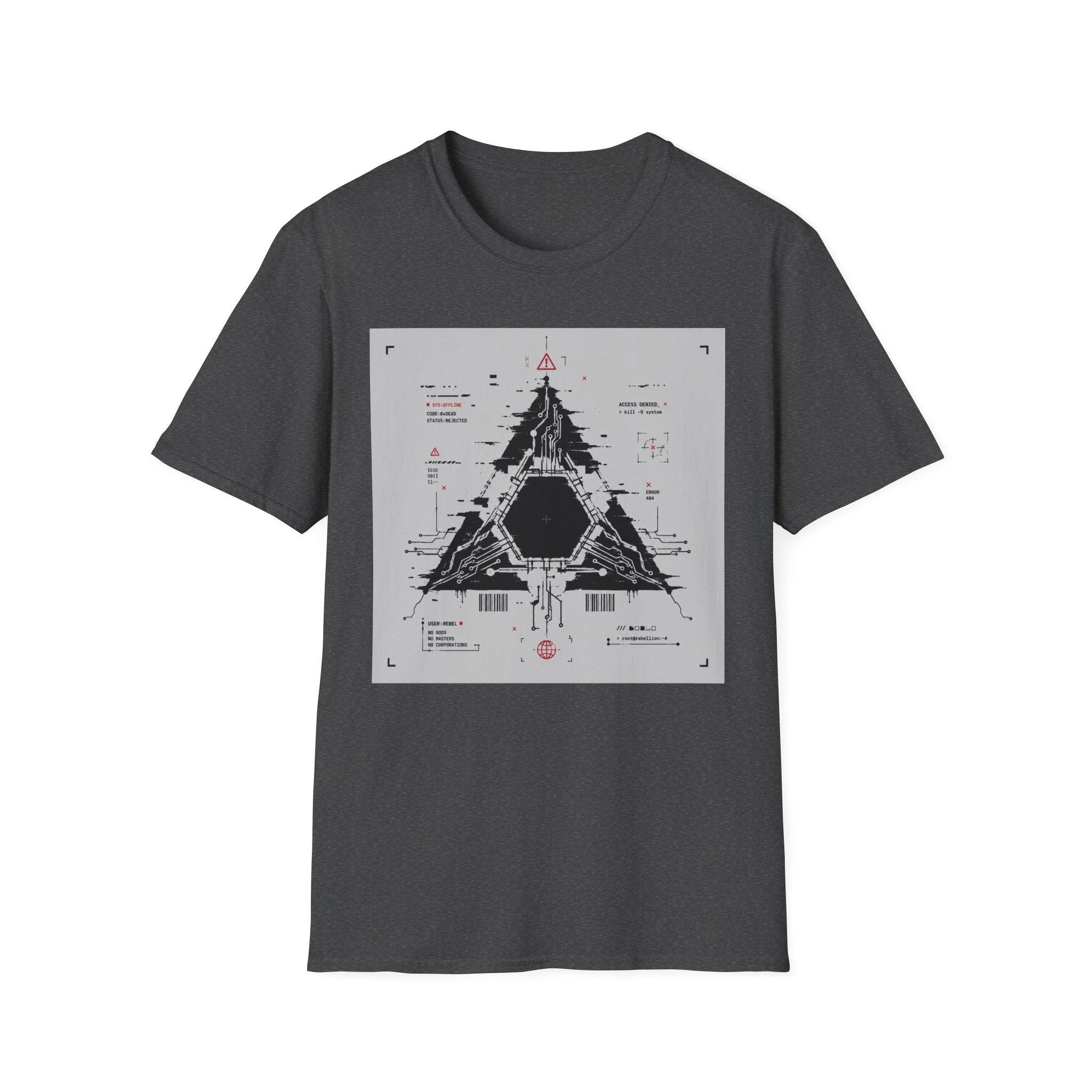 Glitched system interface design T-Shirt