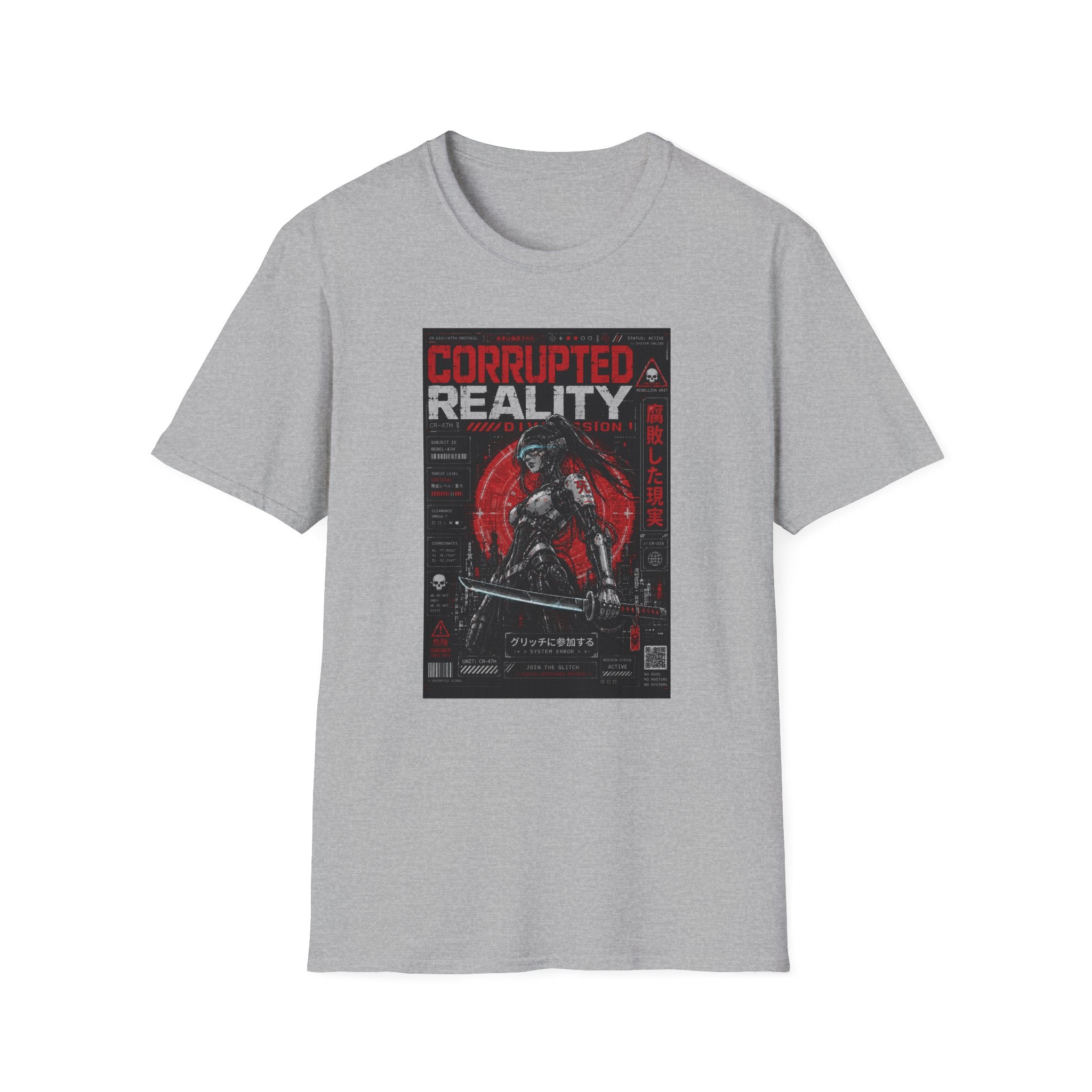 Corrupted reality: rebellion unit dossier T-Shirt