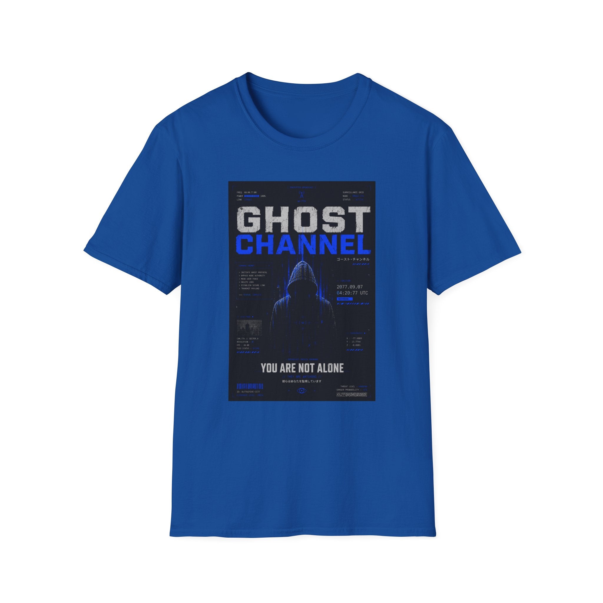Encrypted broadcast: ghost channel alert T-Shirt