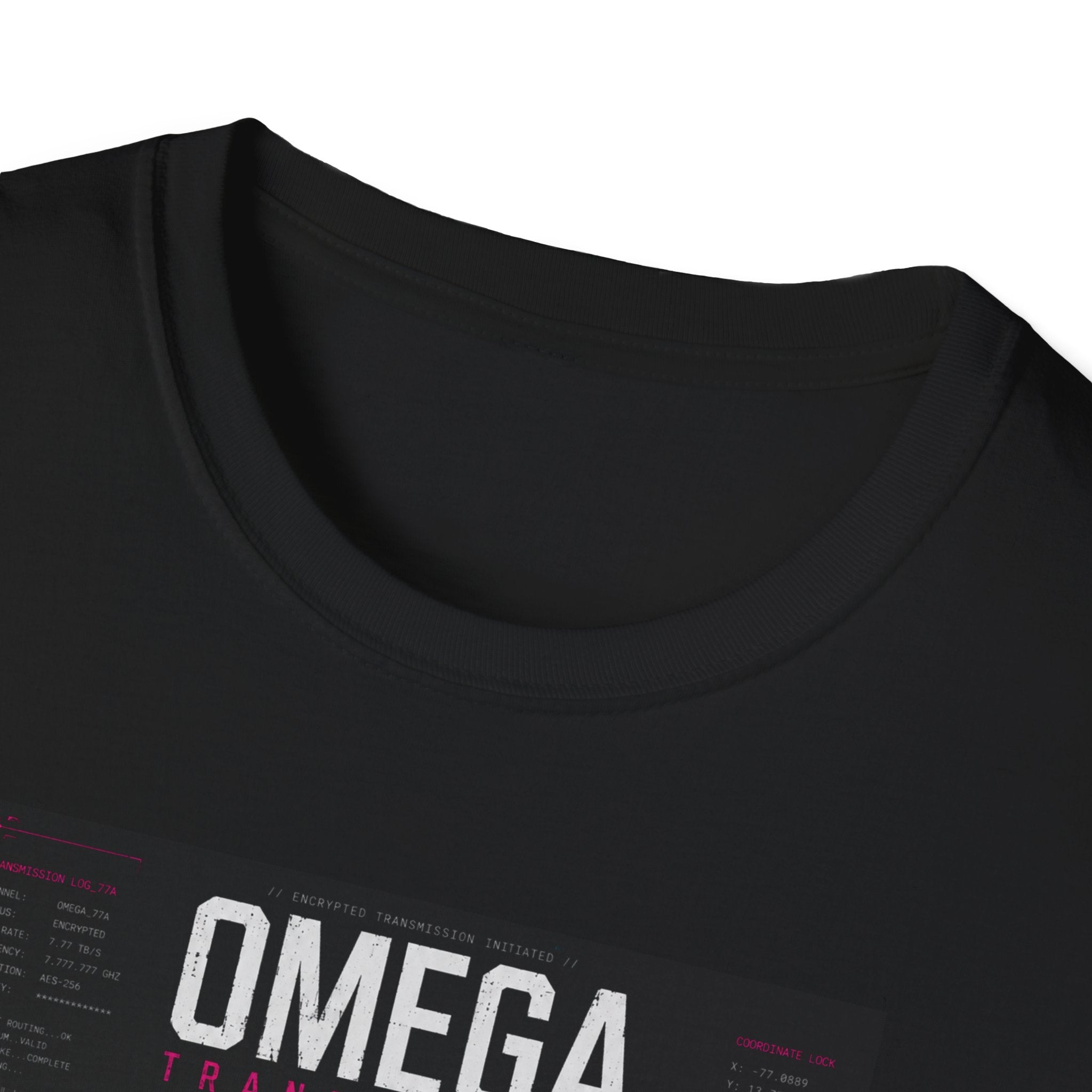 Encrypted transmission: Omega protocol T-Shirt