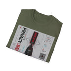 Surveillance society: Anonymous rebellion poster T-Shirt