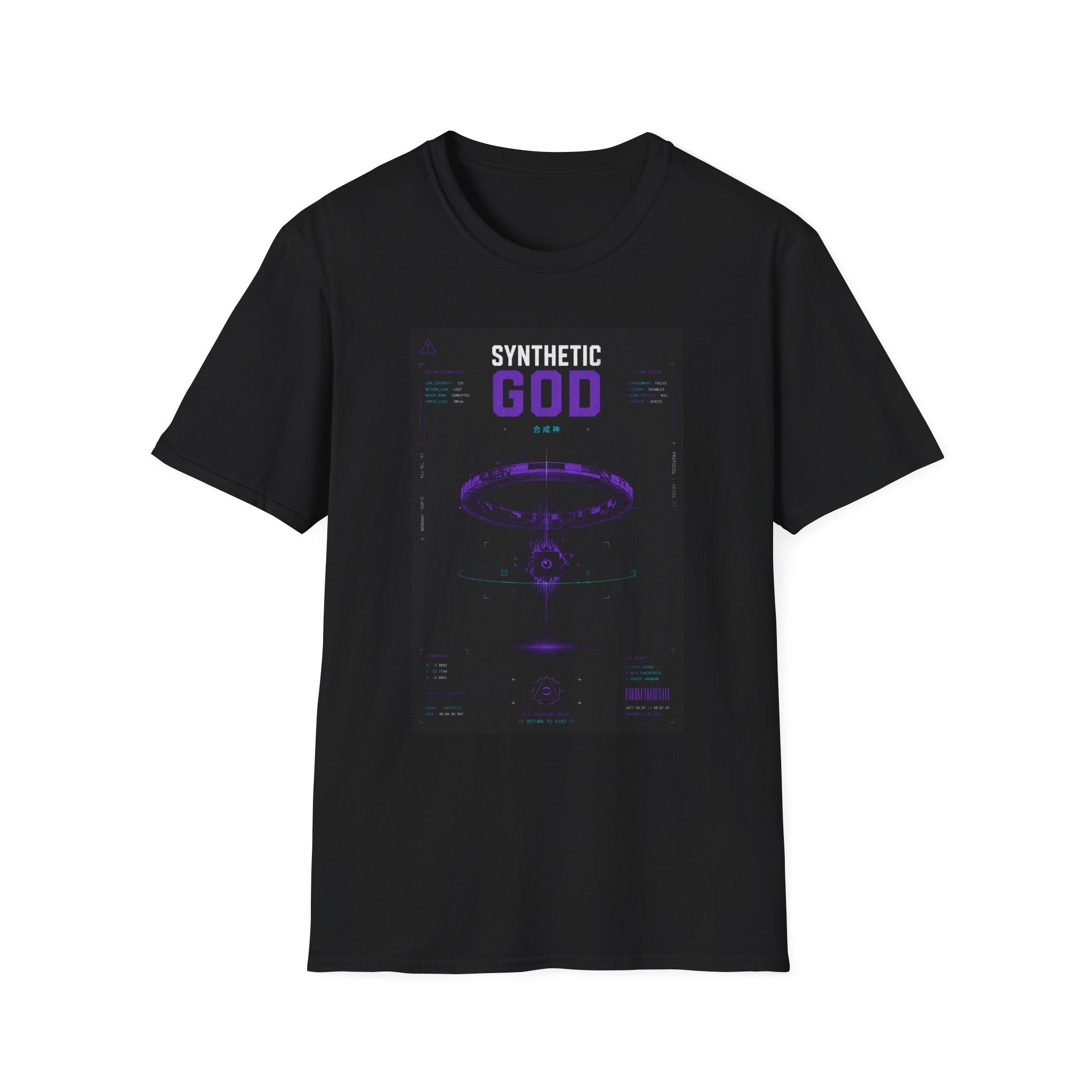 Synthetic god system diagnostic poster T-Shirt
