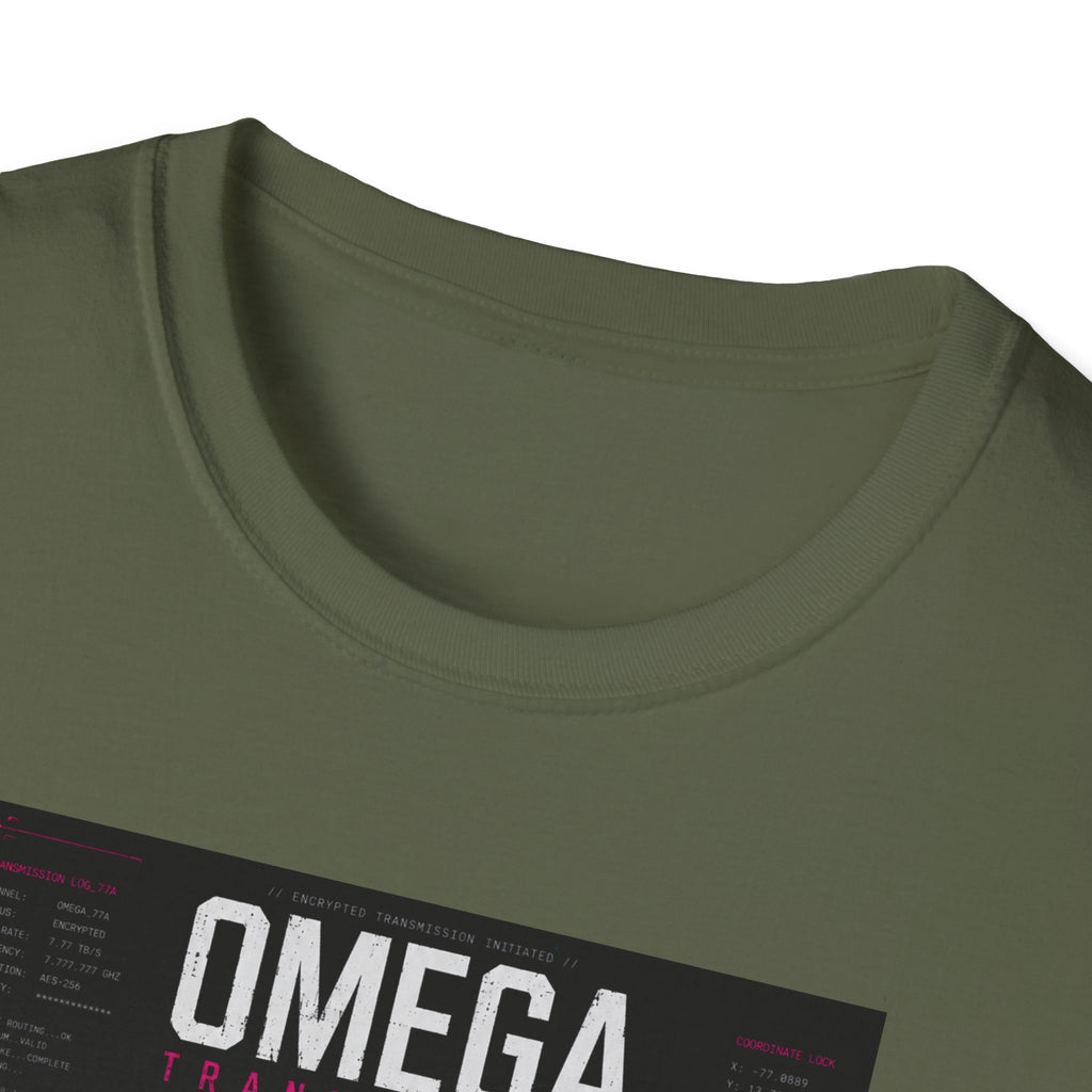 Encrypted transmission: Omega protocol T-Shirt