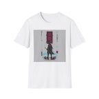 Cyber-samurai in neon district 09 T-Shirt