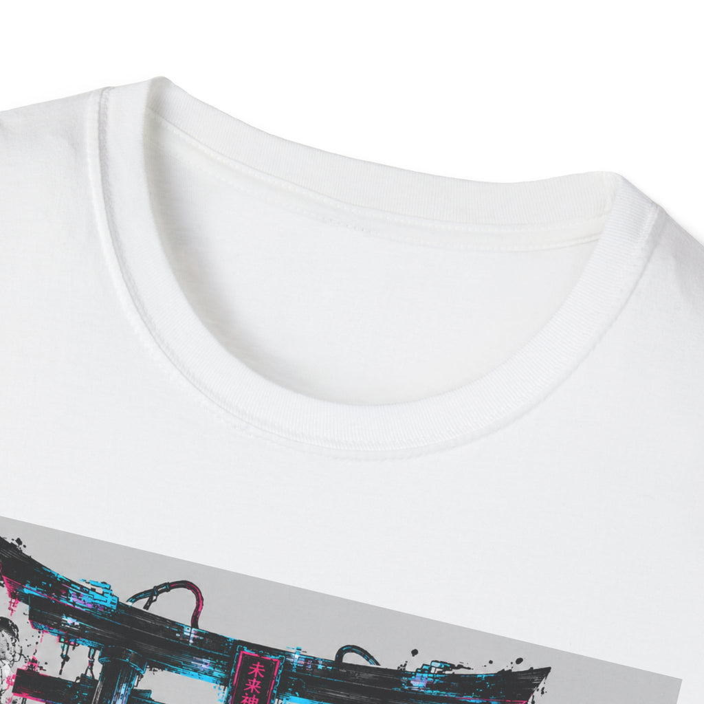 Neon ronin in a digital world T-Shirt