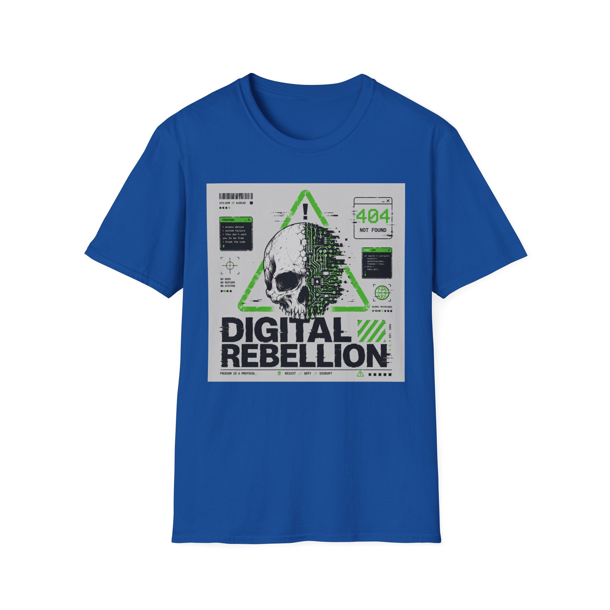 Digital rebellion: break the code T-Shirt