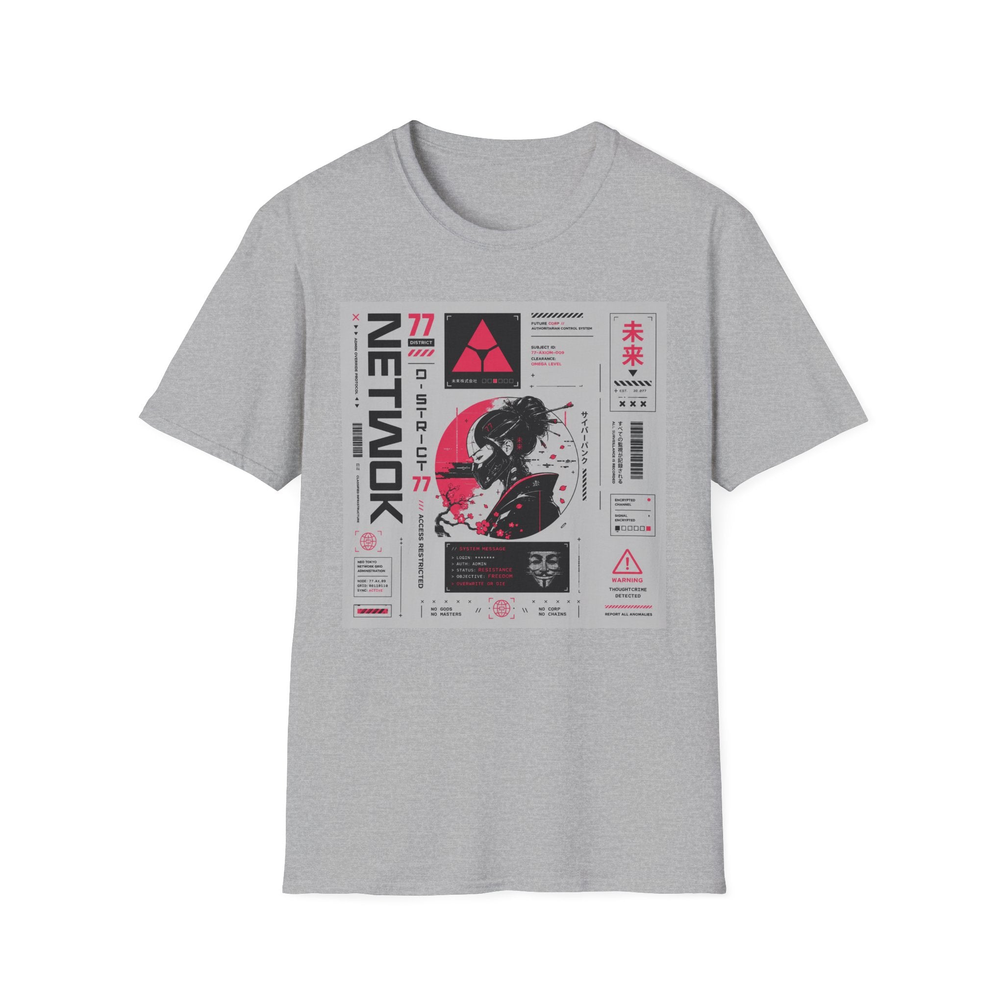 Neo Tokyo cyberpunk district T-Shirt
