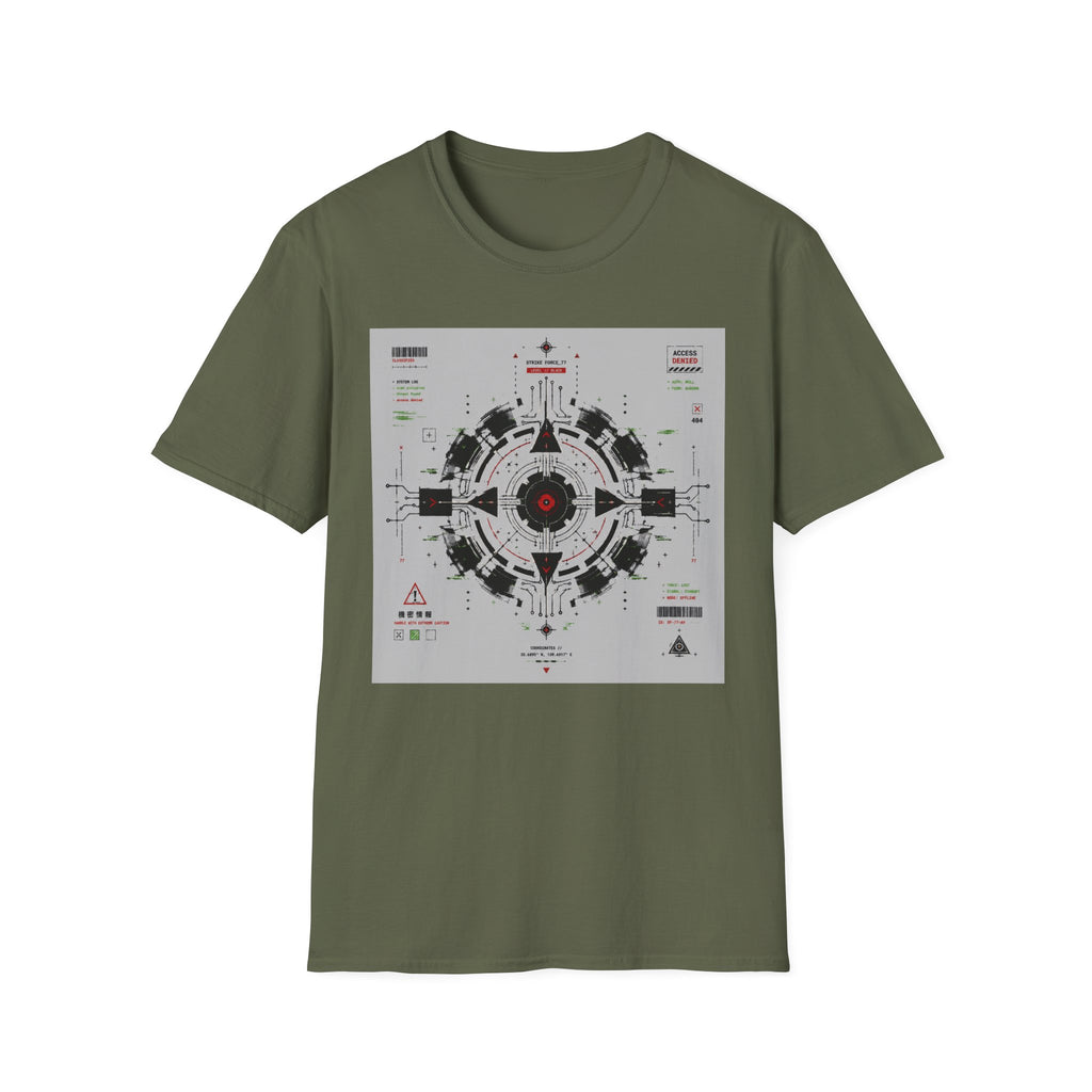 Strike force HUD with glitch effects T-Shirt