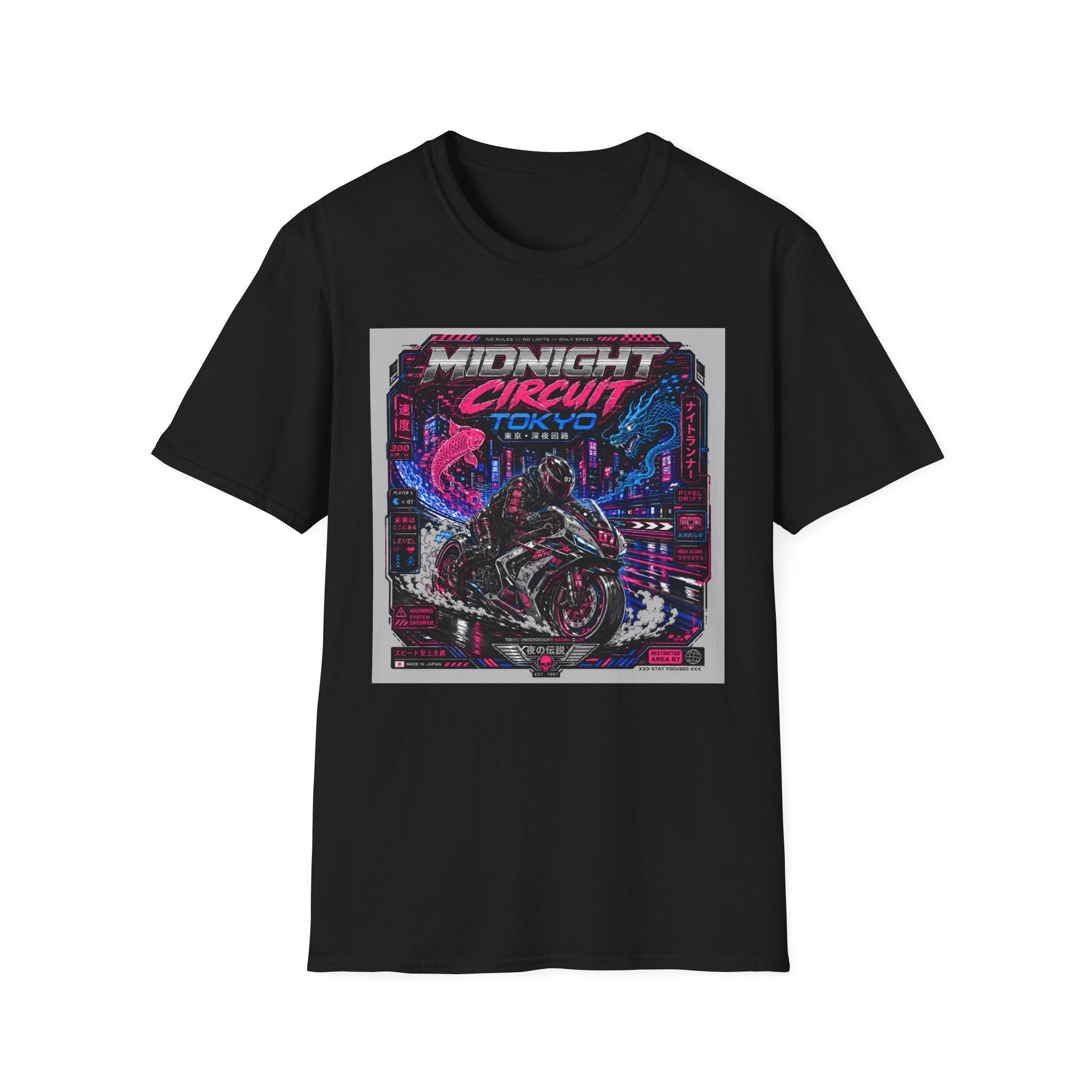 Midnight circuit. Tokyo street racing. T-Shirt