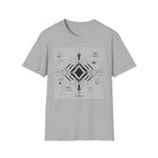 Futuristic tech interface with error signals T-Shirt
