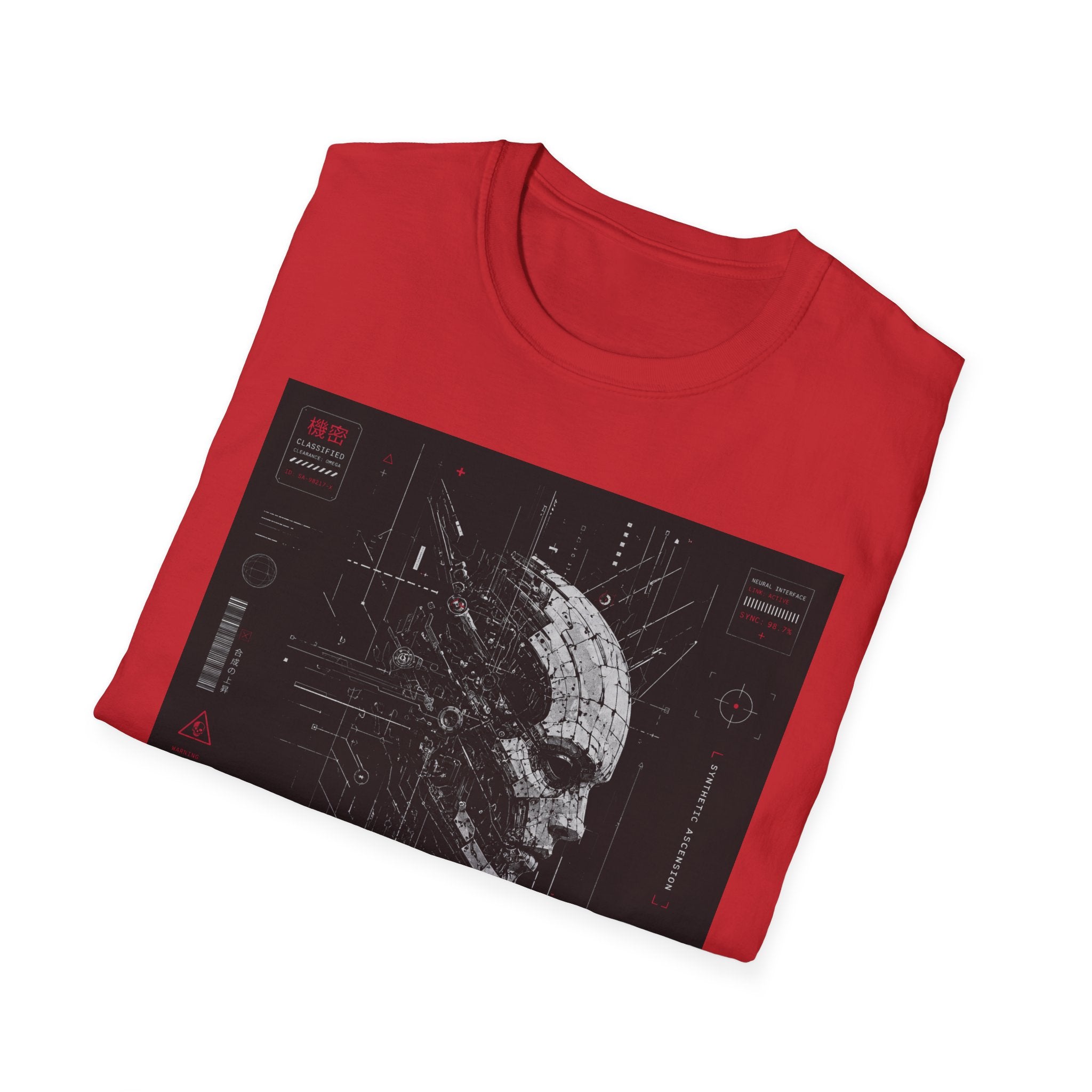 Fractured cybernetic schematic design T-Shirt
