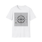 Techno-ritual sigil with occult elements T-Shirt