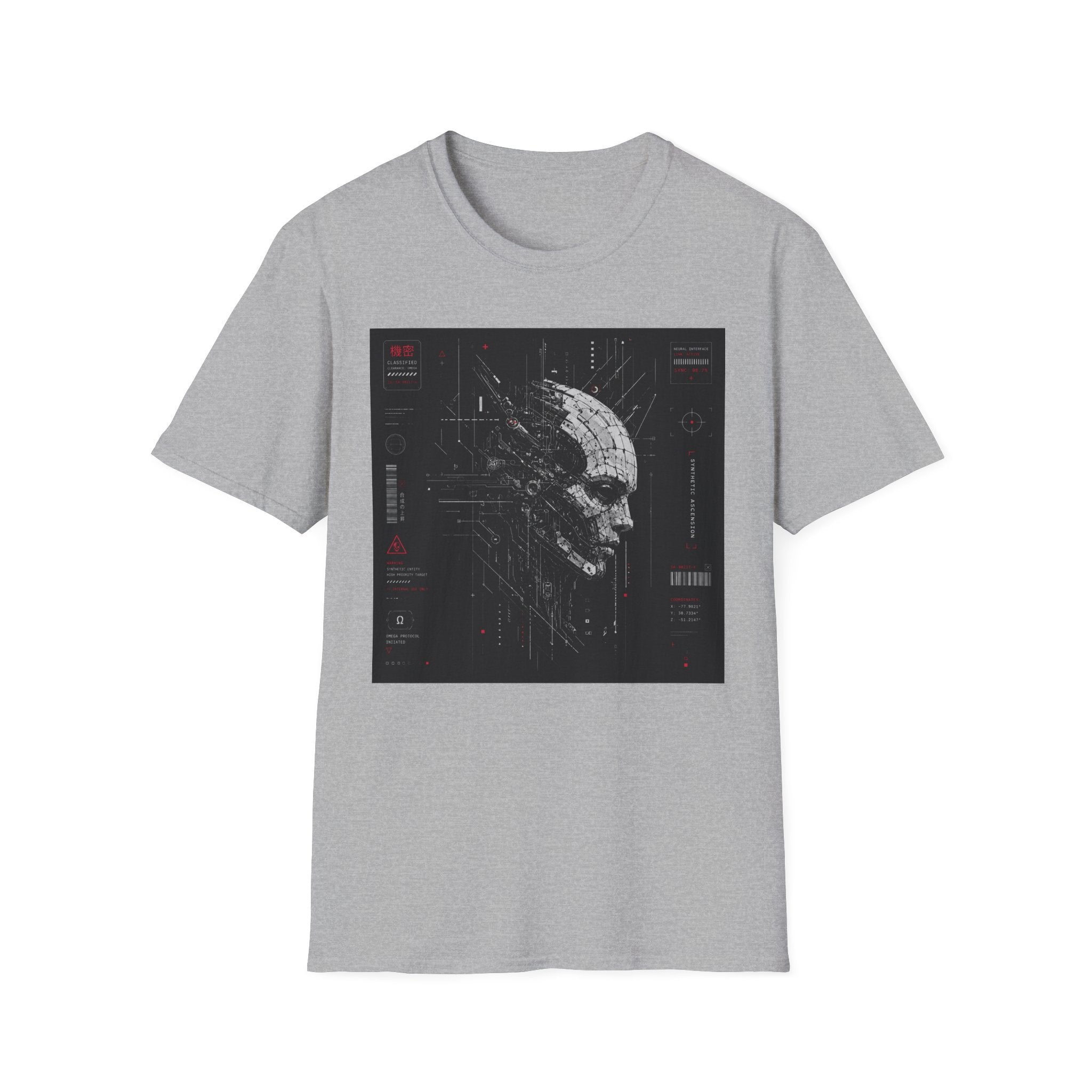 Fractured cybernetic schematic design T-Shirt