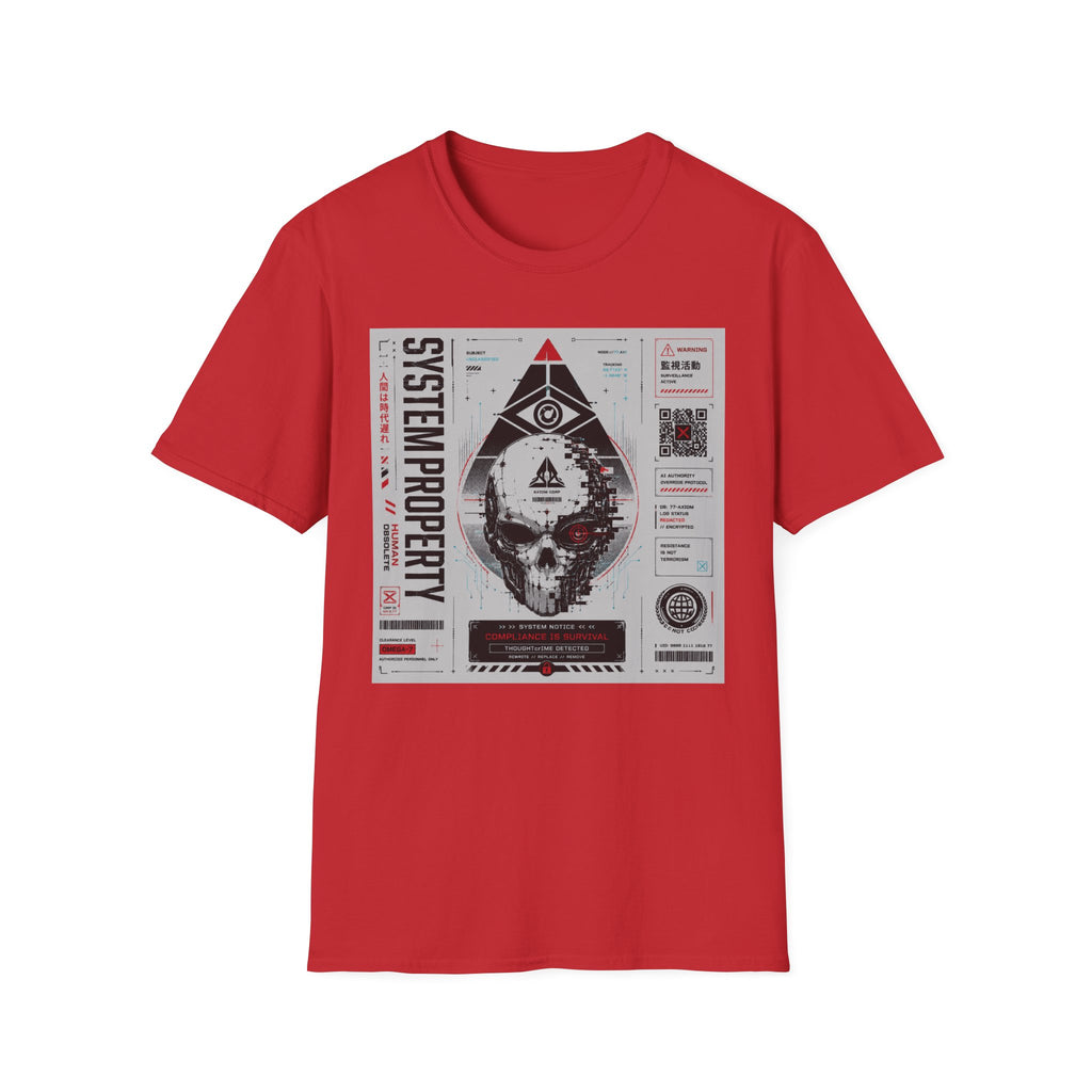 Futuristic surveillance and control design T-Shirt