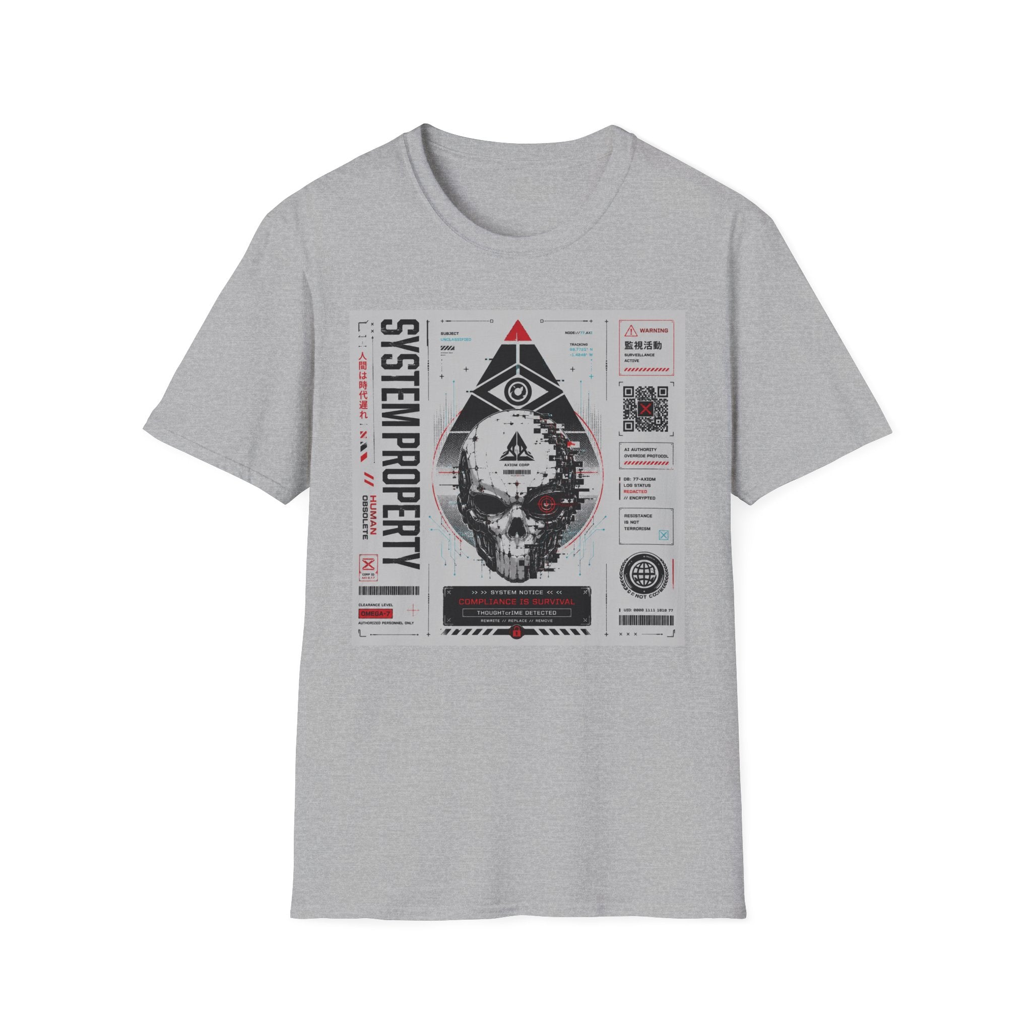 Futuristic surveillance and control design T-Shirt
