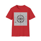 Techno-ritual sigil with occult elements T-Shirt