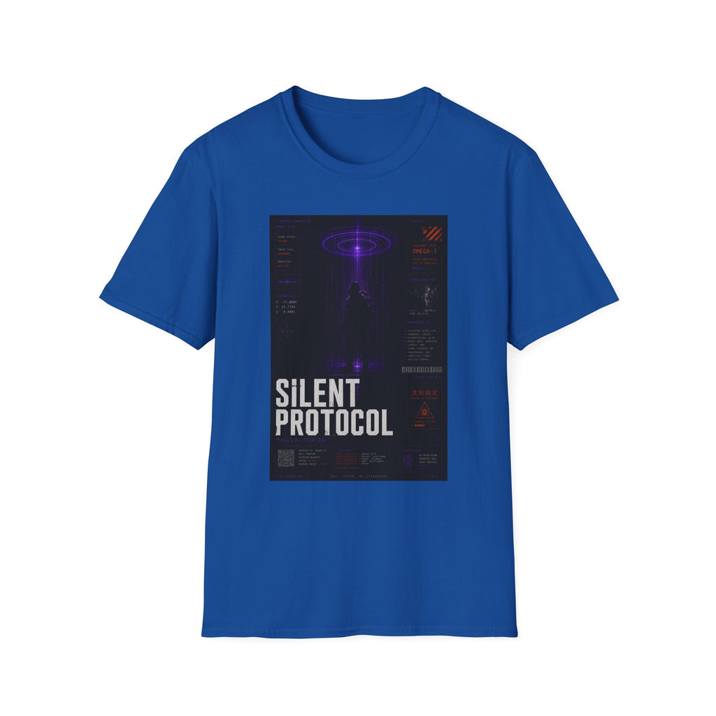 Silent protocol operative under surveillance beam T-Shirt
