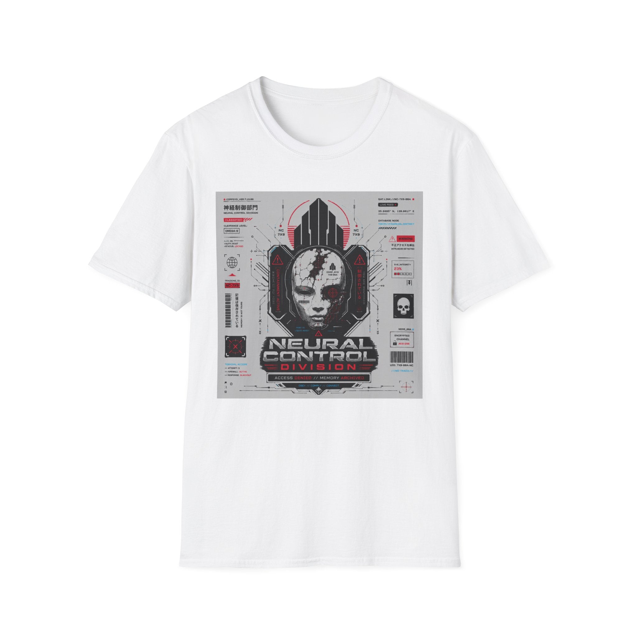 Neural control system interface design T-Shirt