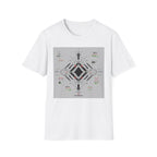 Futuristic tech interface with error signals T-Shirt