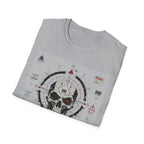 Mechanical skull with targeting interface T-Shirt