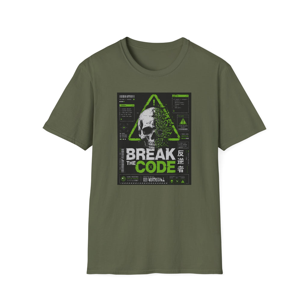 Break the code: cyberpunk resistance T-Shirt