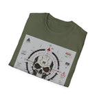 Mechanical skull with targeting interface T-Shirt