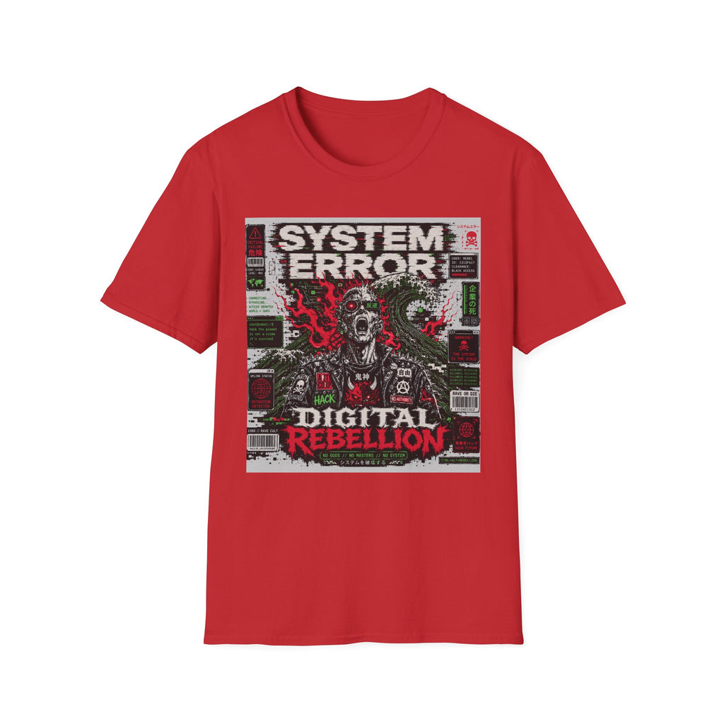 Digital rebellion in a glitch world T-Shirt