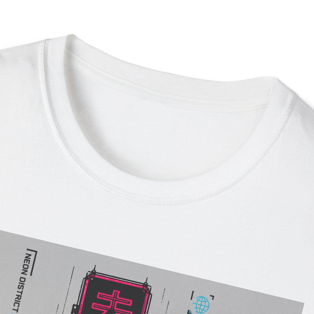 Cyber-samurai in neon district 09 T-Shirt
