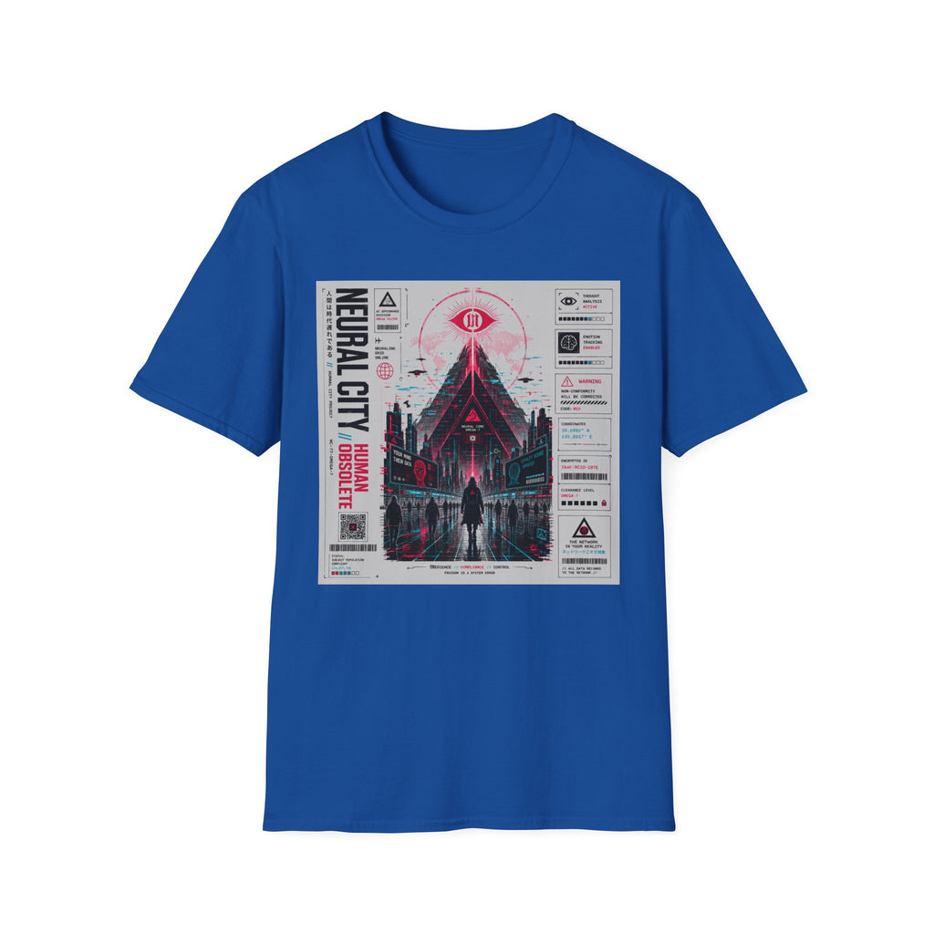 Neural city: control, compliance, obedience T-Shirt