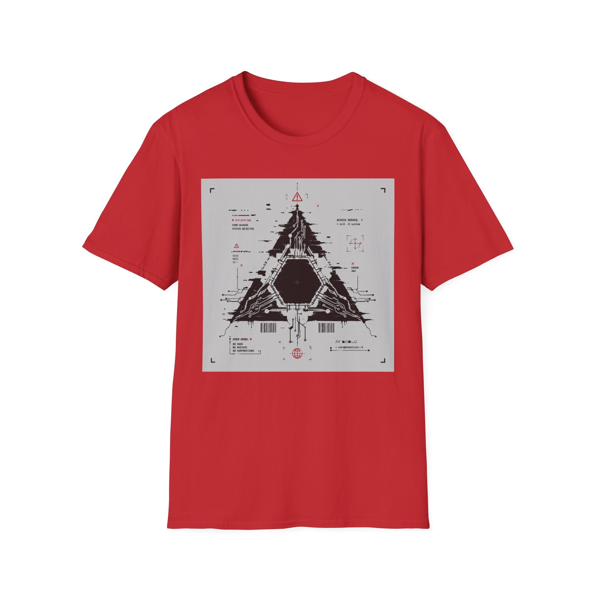 Glitched system interface design T-Shirt