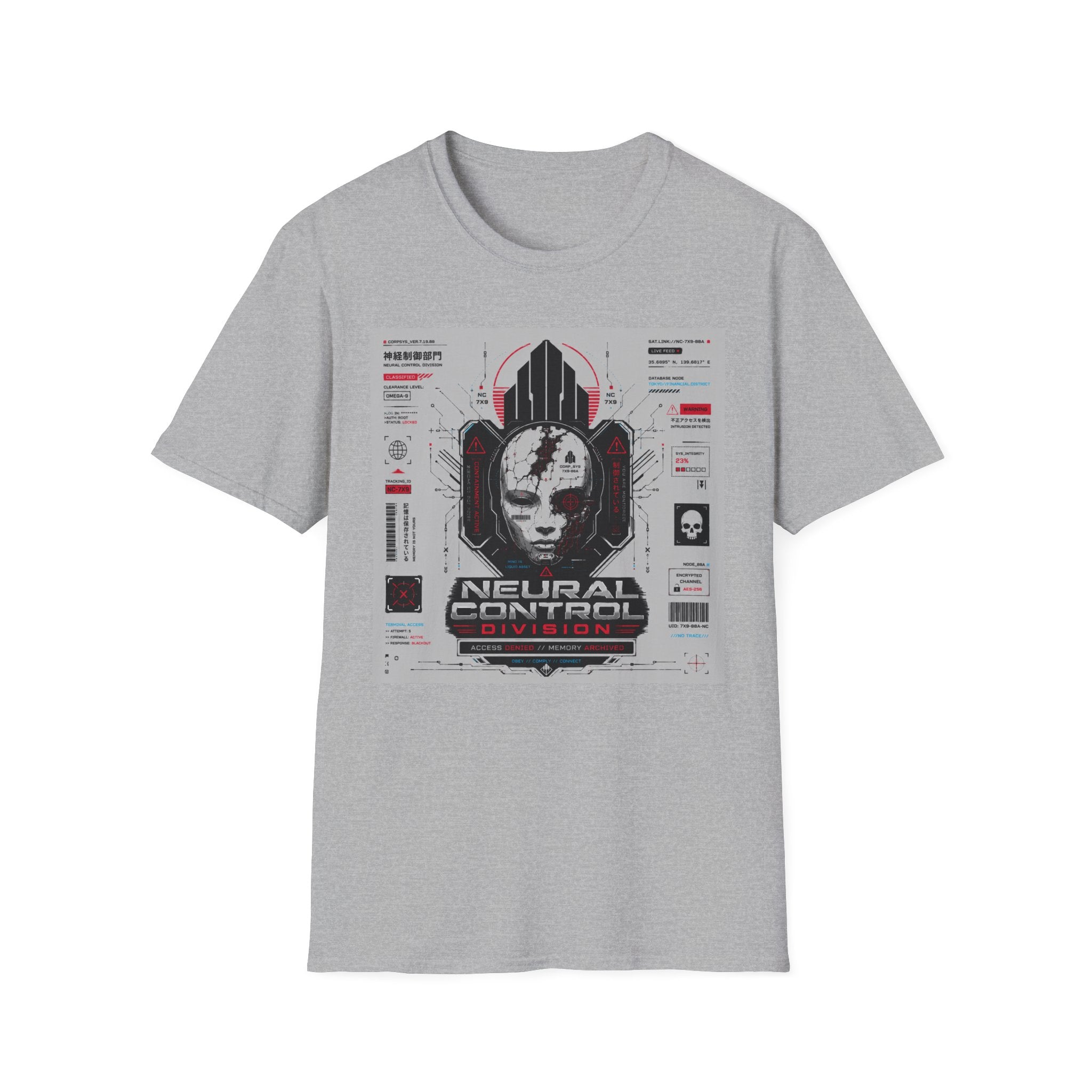 Neural control system interface design T-Shirt