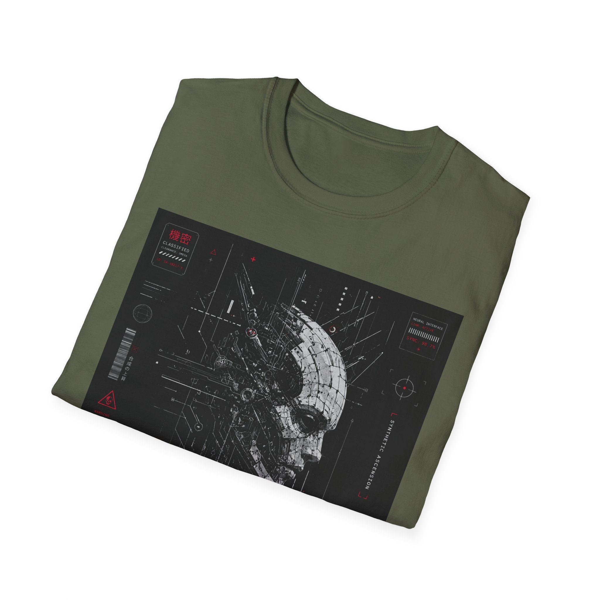 Fractured cybernetic schematic design T-Shirt