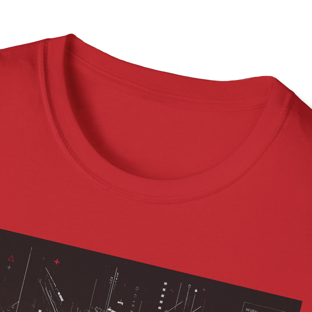 Fractured cybernetic schematic design T-Shirt