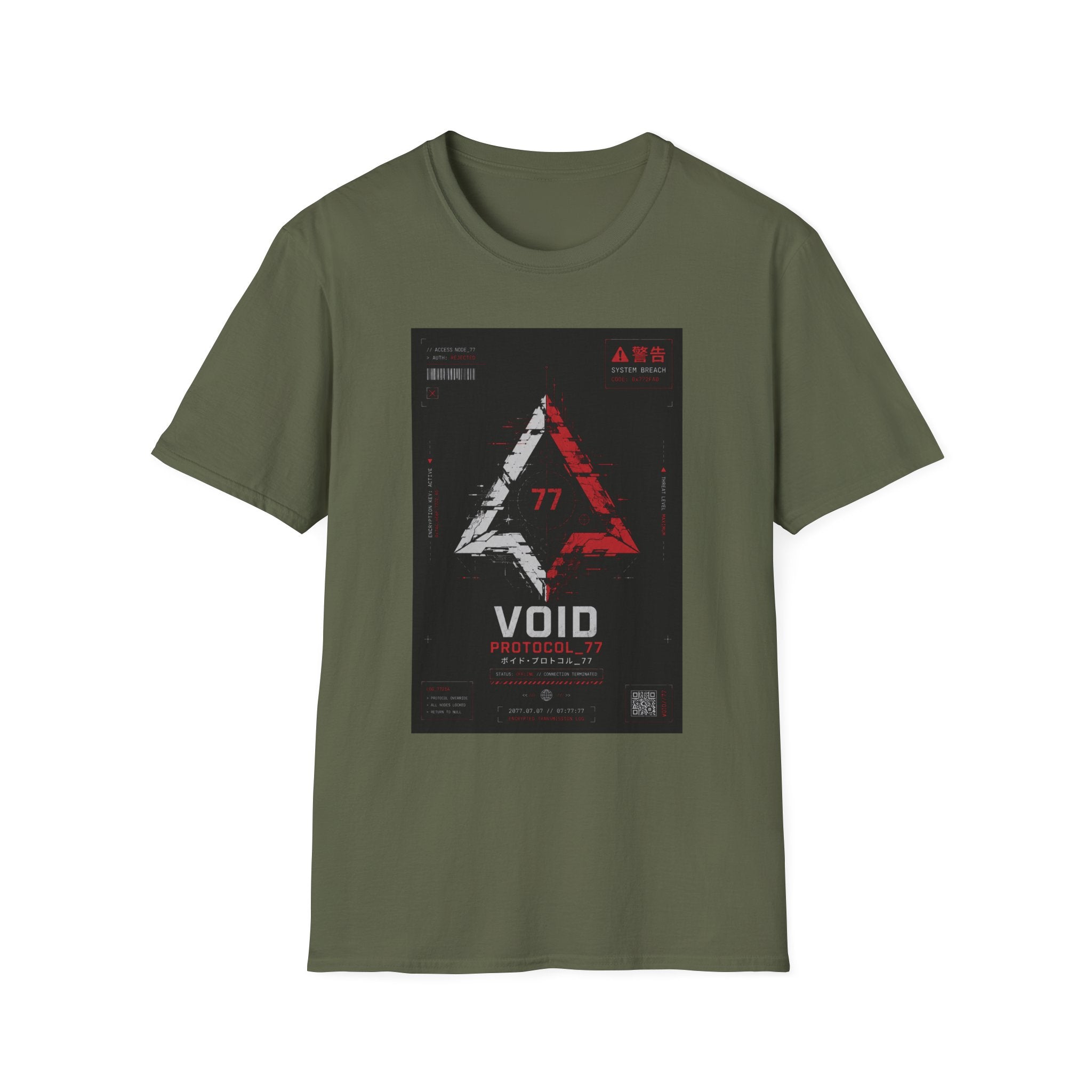 Fragmented protocol breach alert T-Shirt