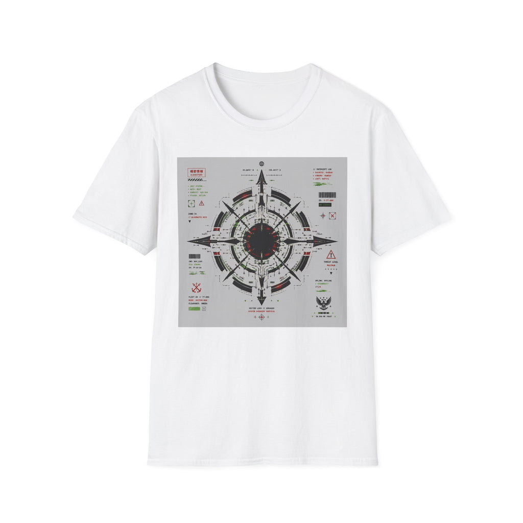Futuristic military HUD schematic T-Shirt