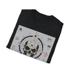 Mechanical skull with targeting interface T-Shirt