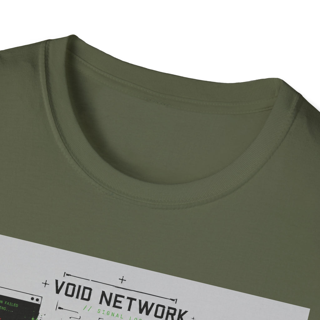 Glitched skull in the void network T-Shirt