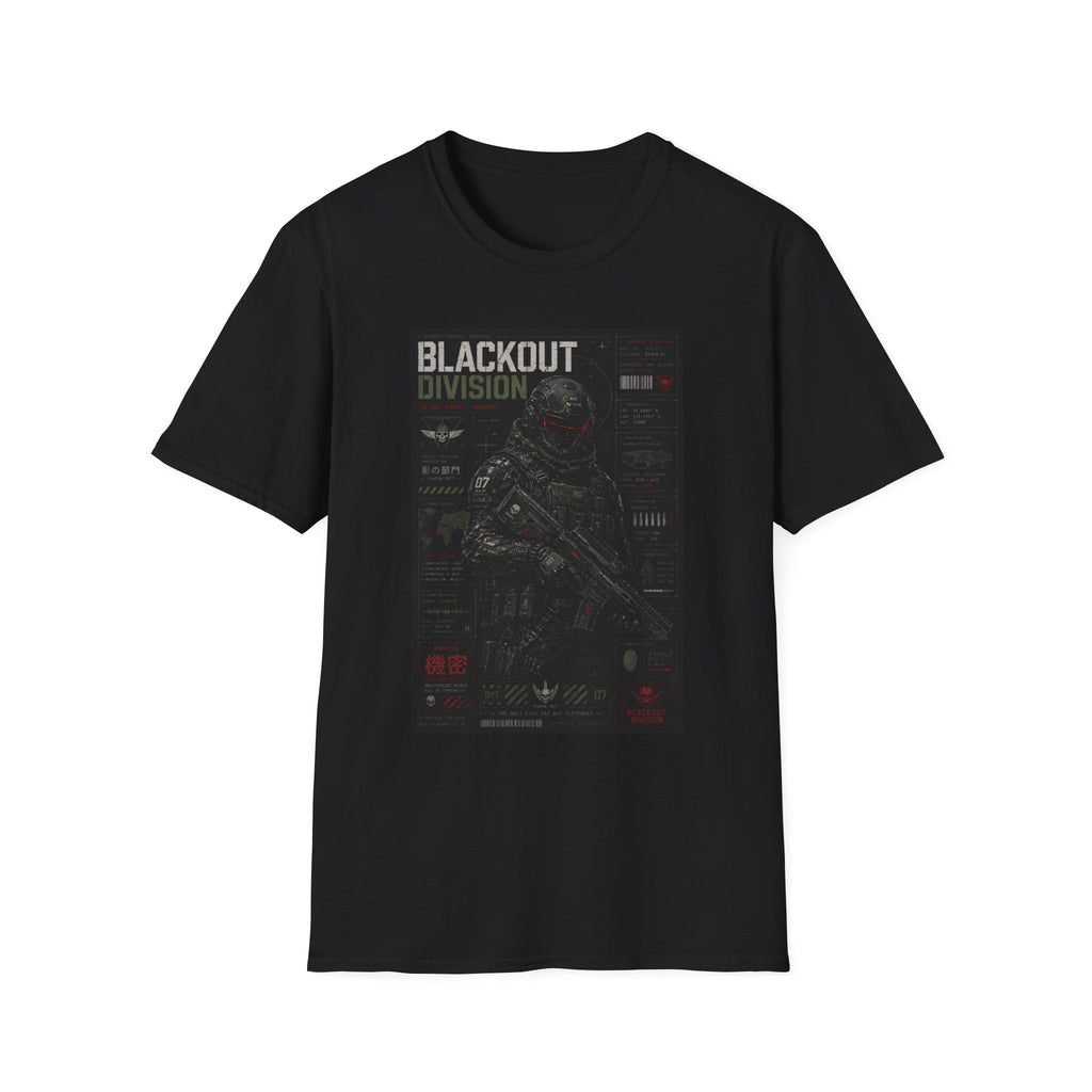 Shadow unit: blackout protocol initiated T-Shirt