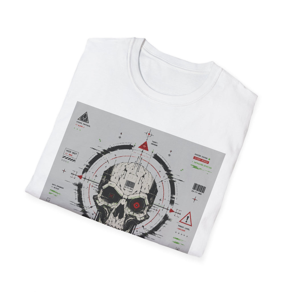 Mechanical skull with targeting interface T-Shirt