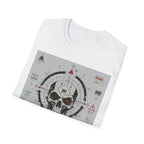 Mechanical skull with targeting interface T-Shirt